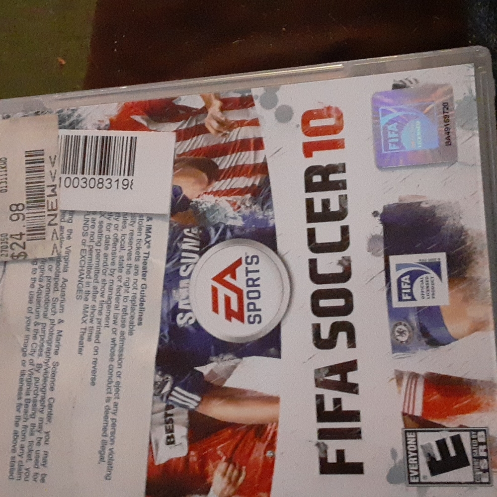 PS3 EA Sports FIFA soccer 10